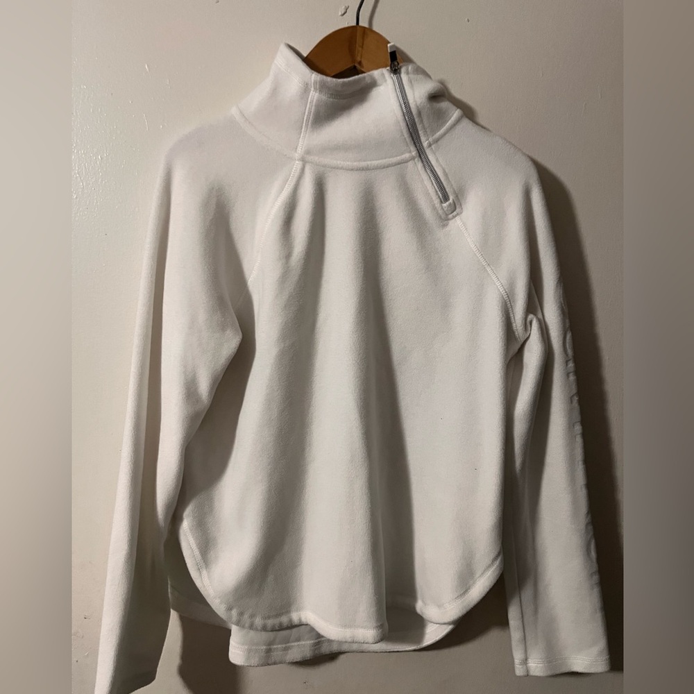 Calvin Klein Women’s Size medium Loose fitted White Long Sleeve Sweatshir